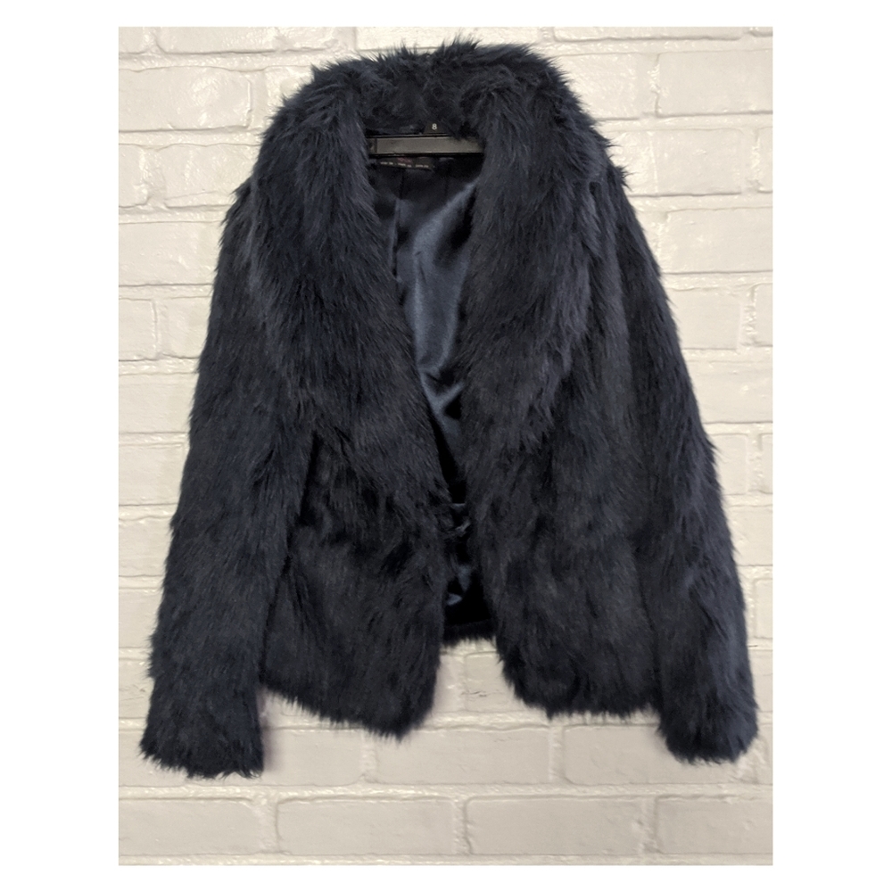 Faux fur coat